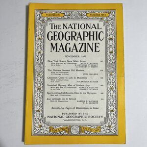 Vintage National Geographic November 1956 NY Marostica Mystery Men Olympics